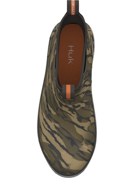 ?Men\'s Camo Mossy Oak High Top Comfortable Wide Toe Fishing Deck Boots
